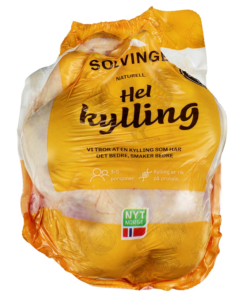 Solvinge Hel Rå Kylling Naturell