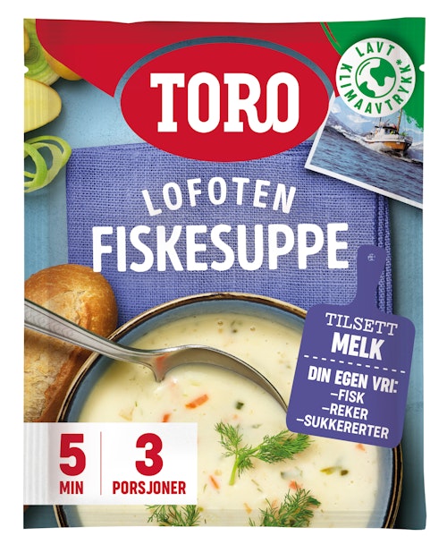 Bilde: © Toro / Oda Toro Lofoten fiskesuppe 70 g
