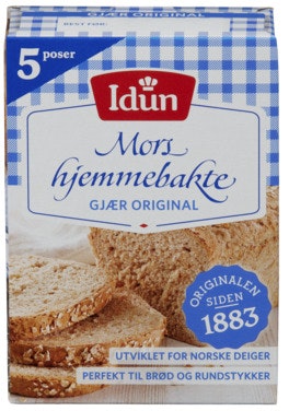 Bilde: © Idun / Oda Idun Gjær Original Tørr 5 poser, 0,07 kg