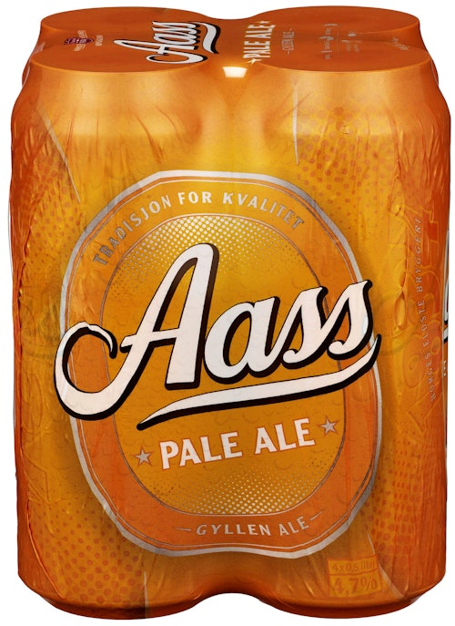 Bilde: © Aass Bryggeri / Oda Aass Bryggeri Aass Pale Ale 4 x 0,5l