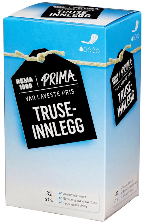 Bilde: © Prima / Oda Prima Truseinnlegg 32 stk