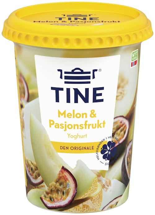 Bilde: © Tine / Oda Tine Yoghurt Melon & Pasjon 500 g