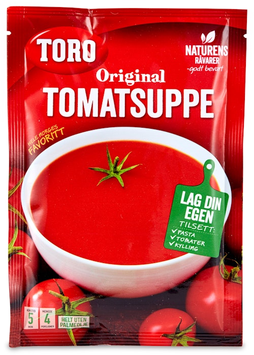 Bilde: © Toro / Kolonial.no Toro Tomatsuppe 91 g
