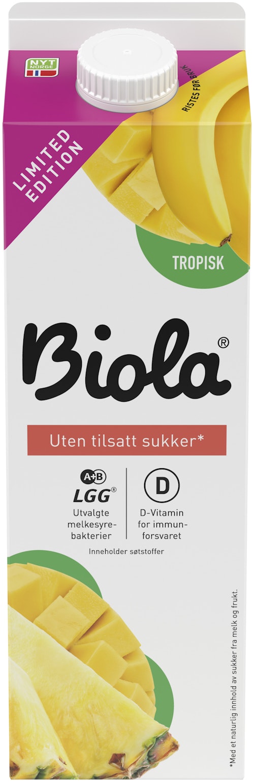 Bilde: © Tine / Oda Tine Biola Sesong Tropisk uten 1 l