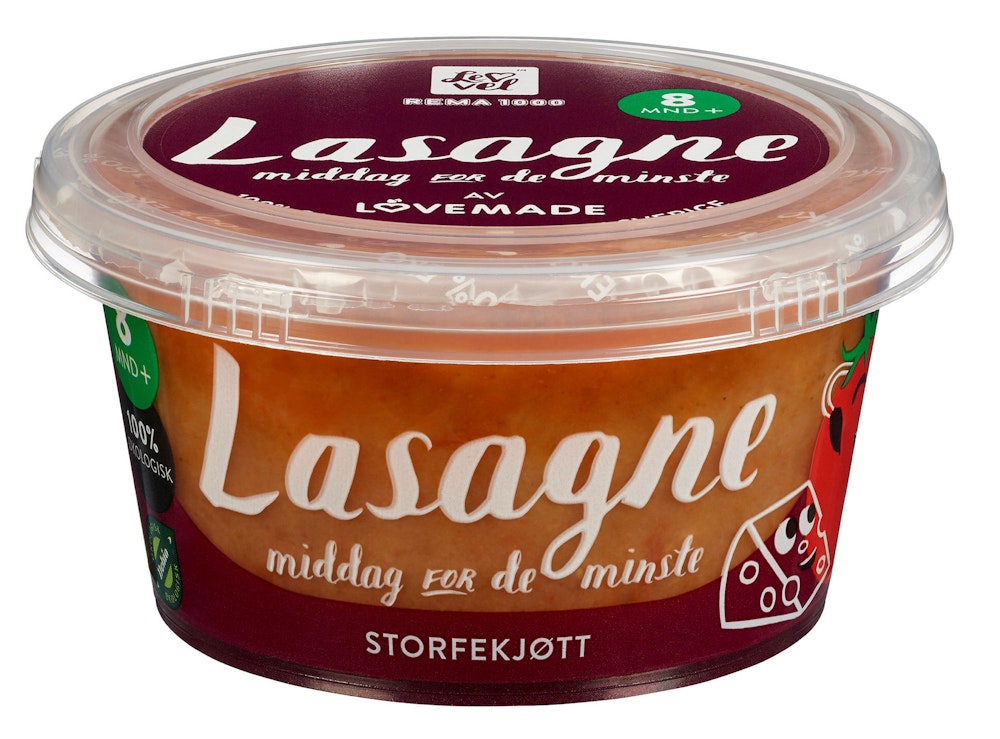 Lev Vel Lasagne Fra 8 mnd