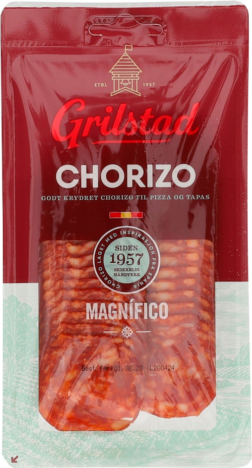 Bilde: © Grilstad / Kolonial.no Grilstad Chorizo 100 g