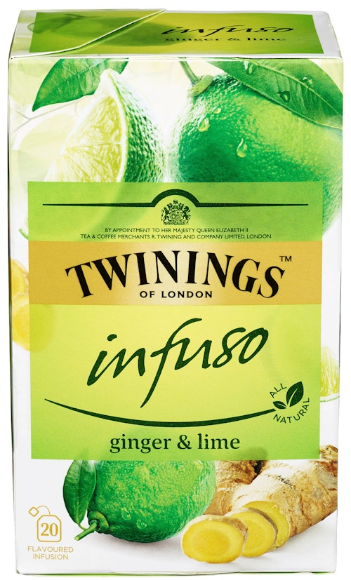 Bilde: © Twinings / Oda Twinings Ginger & Lime-te Infuso