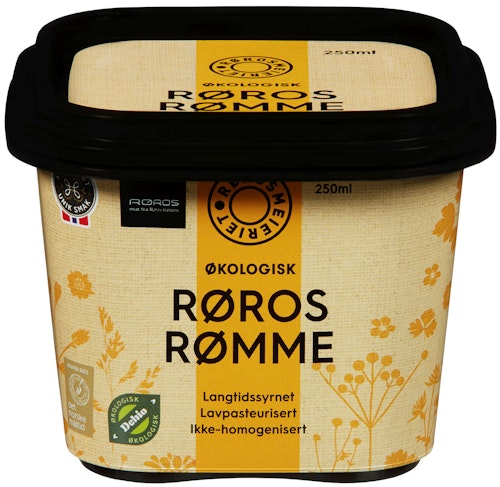 Bilde: © Rørosmeieriet / Kolonial.no Rørosmeieriet Røros Rømme Økologisk, 250 g