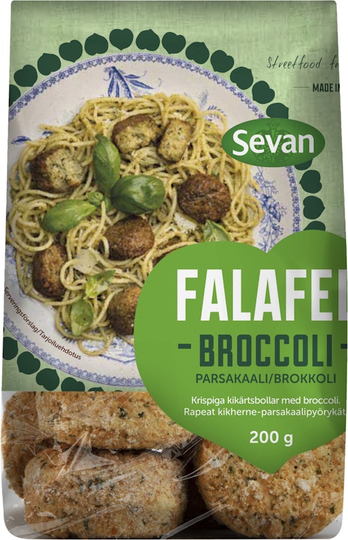Bilde: © Sevan / Oda Sevan Fersk Falafel Brokkoli 200 g