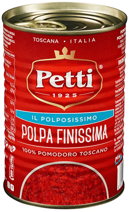 Bilde: © Petti / Kolonial.no Petti Finhakkede Tomater 400 g