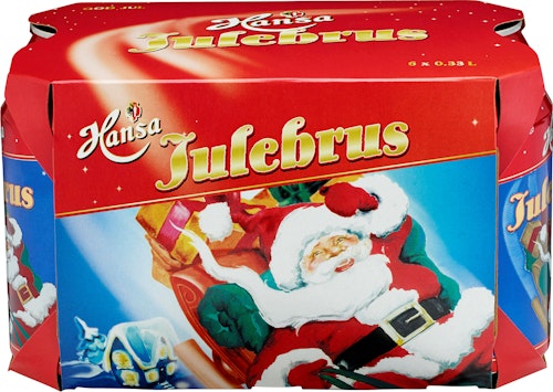 Bilde: © Hansa Borg / Kolonial.no Hansa Borg Hansa Julebrus 6 x 0,33l, 1,98 l
