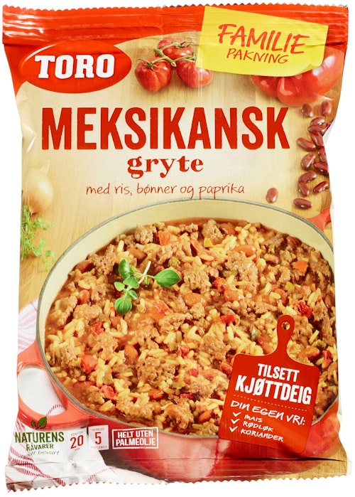 Bilde: © Toro / Kolonial.no Toro Meksikansk Gryte 285 g