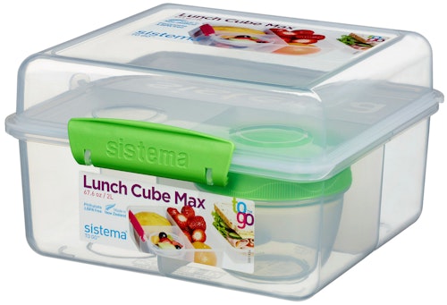 Bilde: © Sistema / Oda Sistema Matboks Cube med Youghurtboks assortert, 1 stk