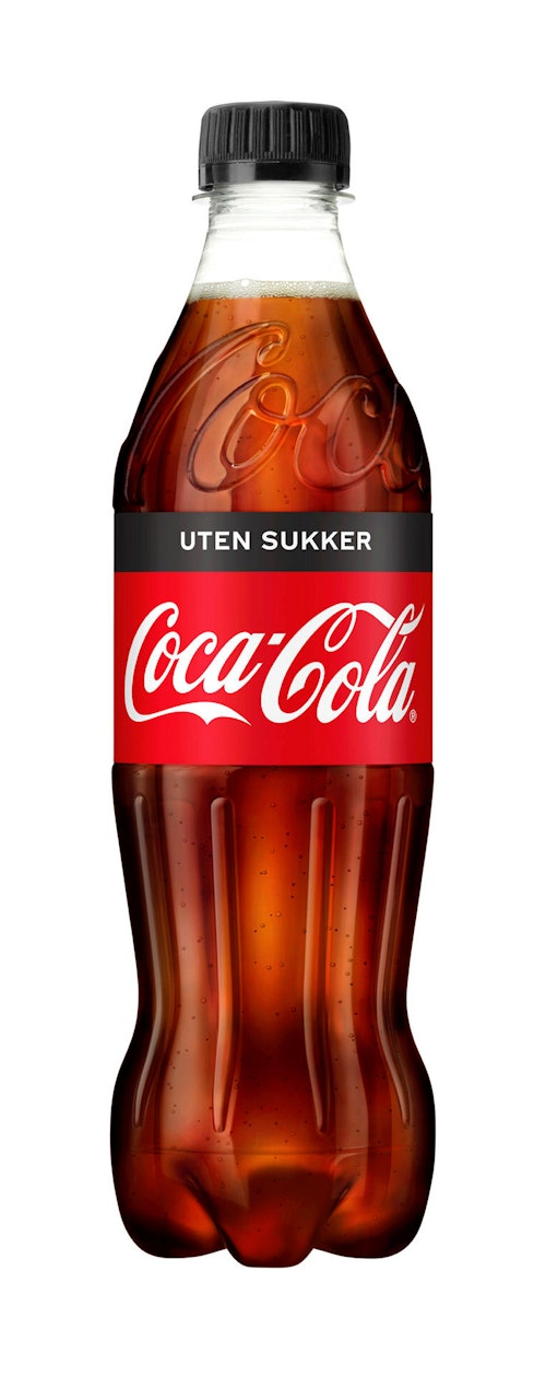 Bilde: © Coca-Cola / Kolonial.no Coca-Cola Coca-Cola Uten Sukker 0,5 l
