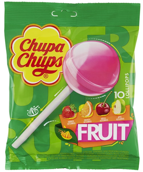 Bilde: © Chupa Chups / Oda Chupa Chups Chupa Chups Lollipop Fruktsmak 10 stk, 120 g