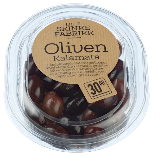 Bilde: © Lille Skinkefabrikk / Kolonial.no Lille Skinkefabrikk Kalamata Oliven 130 g