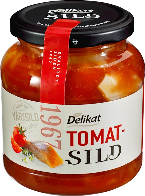 Bilde: © Delikat / Kolonial.no Delikat Tomatsild 380 g