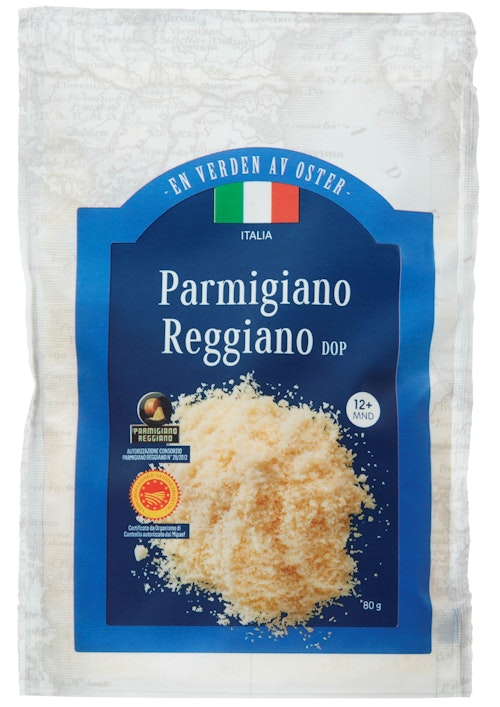 Bilde: © REMA 1000 / Oda REMA 1000 Parmigiano Reggiano Revet 80 g