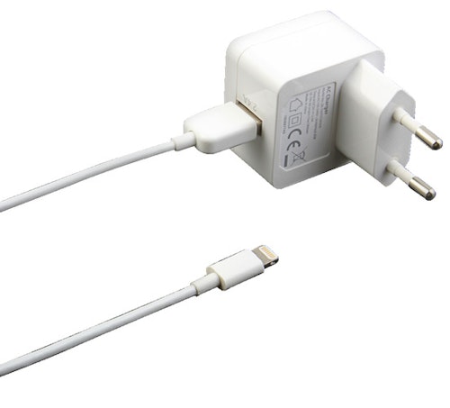 Bilde: © EXIBEL / Oda EXIBEL USB-lader Lightning 230v iPod/iPhone/iPad