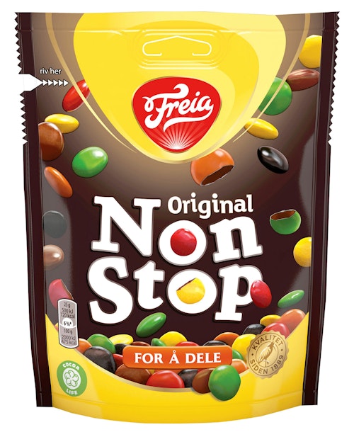 Bilde: © Freia / Kolonial.no Freia Non Stop 180 g