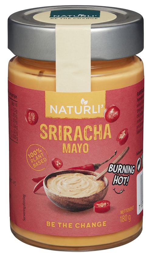 Bilde: © Naturli / Oda Naturli Sriracha-mayo Vegansk