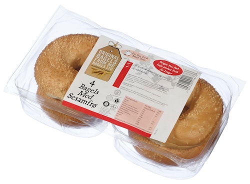 Bagels Sesam 4 pk, 340 g
