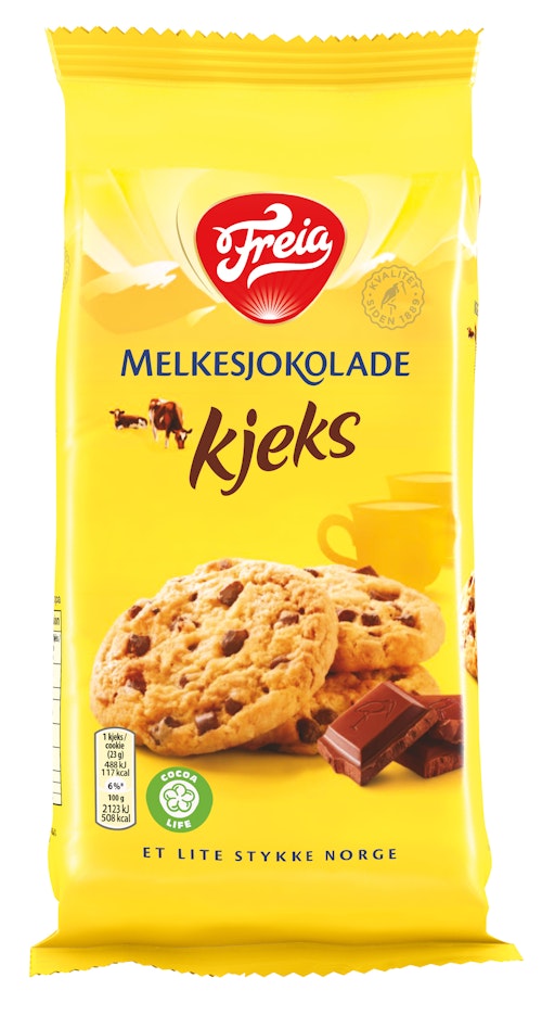 Bilde: © Freia / Kolonial.no Freia Melkesjokolade Kjeks 184 g