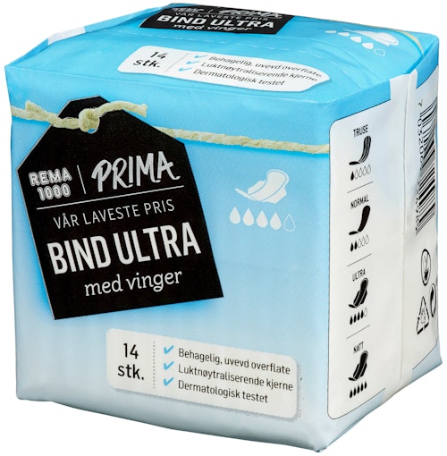 Bilde: © Soft Style / Oda Soft Style Bind Ultra Med Vinger 14 stk