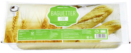 Bilde: © REMA 1000 / Oda REMA 1000 Baguetter Fine 300 g