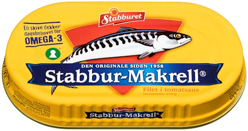 Bilde: © Stabburet / Oda Stabburet Makrell i tomat 170 g