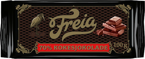 Bilde: © Freia / Kolonial.no Freia Kokesjokolade 70% Kakao 100 g