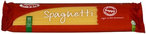 Bilde: © Sopps / Kolonial.no Sopps Spaghetti 500 g