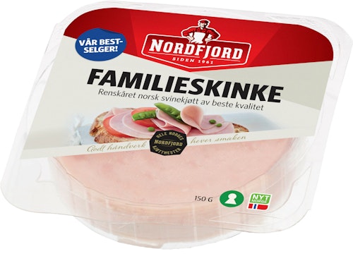 Bilde: © Nordfjord / Kolonial.no Nordfjord Familieskinke 150 g