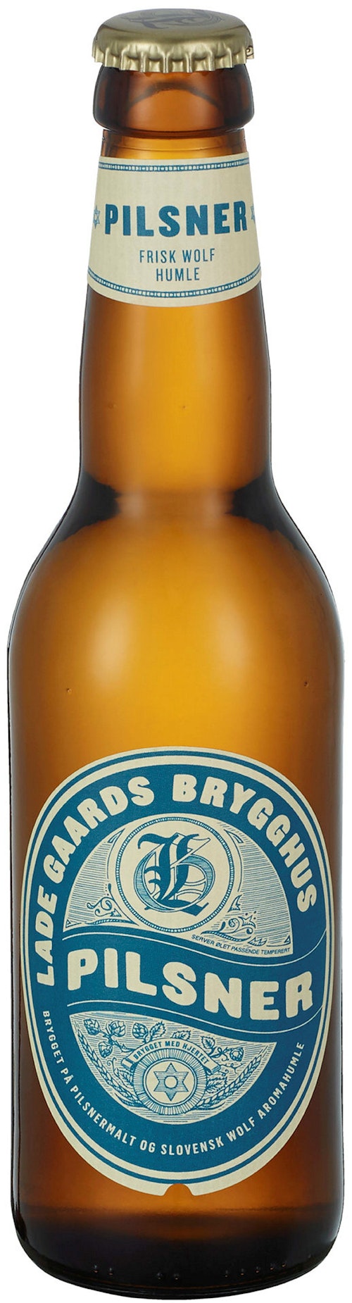 Bilde: © Lade Gaard / Kolonial.no Lade Gaard Pilsner 0,33 l