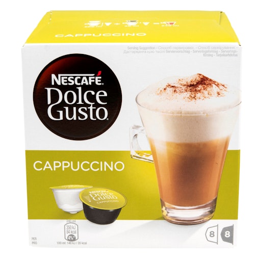 Bilde: © Dolce Gusto / Oda Dolce Gusto Dolce Gusto Cappuccino 8+8 kapsler, 16 stk