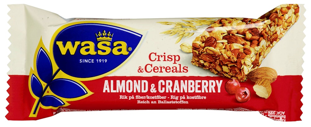 Wasa Crisp & Cereals Mandel & Tranebær