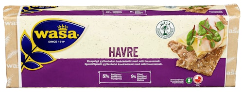 Bilde: © Wasa / Kolonial.no Wasa Havre Økonomi 600 g