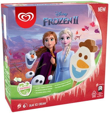 Bilde: © Heartbrand / Oda Heartbrand Disney Olaf Ispinne 6 stk, 360 ml