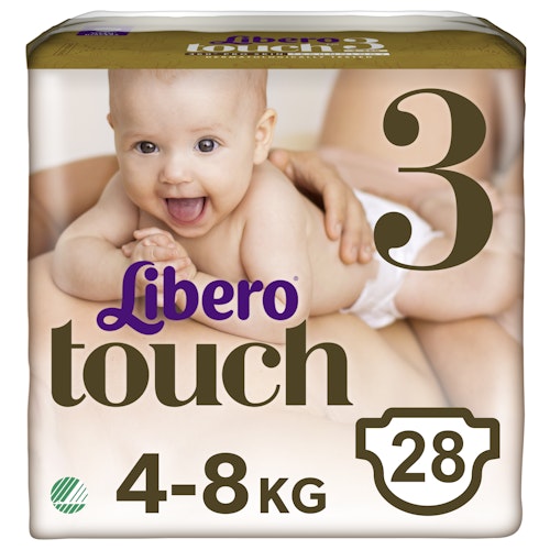 Bilde: © Libero / Kolonial.no Libero Libero Touch Str.3 4-8kg, 28 stk