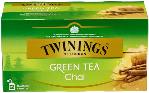 Bilde: © Twinings / Kolonial.no Twinings Grønn Te Chai 25 stk
