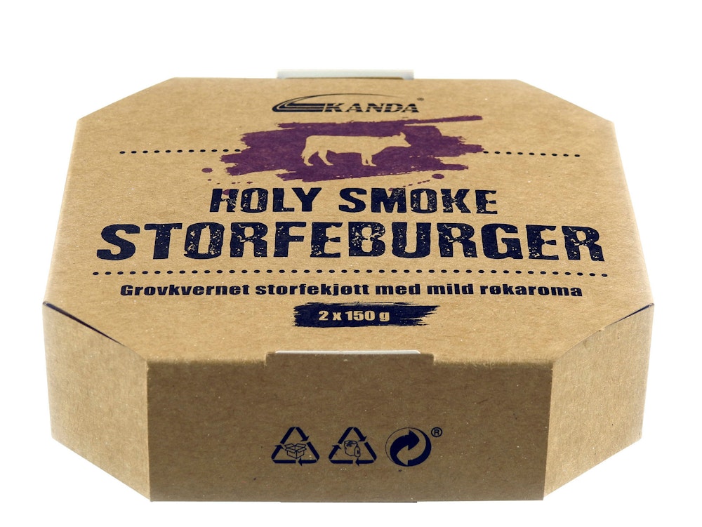 Holy Smoke Storfeburger 2 Stk, 300 g
