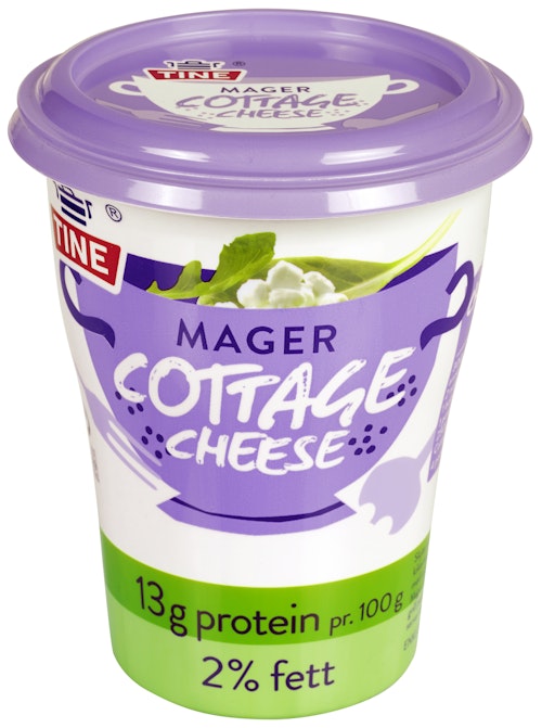 Bilde: © Tine / Kolonial.no Tine Cottage Cheese Mager, 400 g