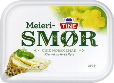 Bilde: © Tine / Oda Tine Ekte Smør 250 g