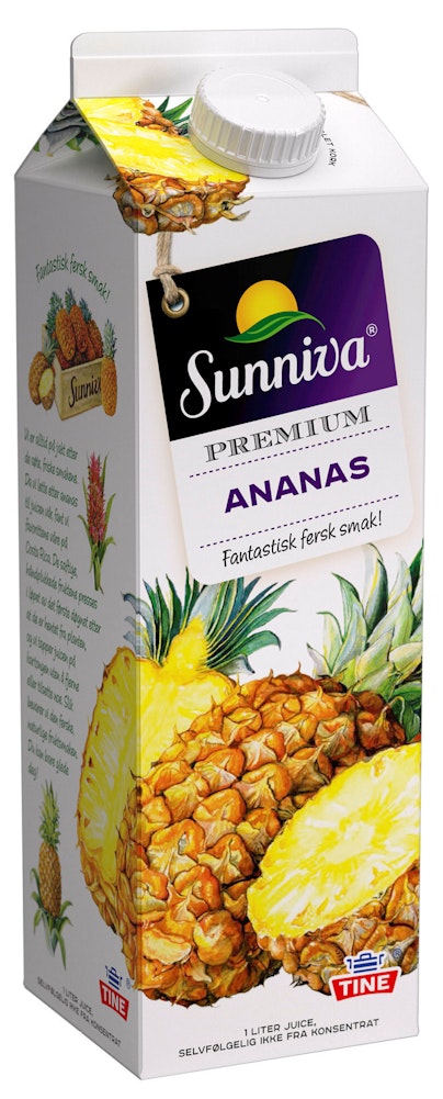 Sunniva Ananasjuice Premium