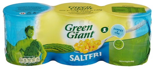 Bilde: © Green Giant / Kolonial.no Green Giant Saltfri Mais 3x160g, 480 g