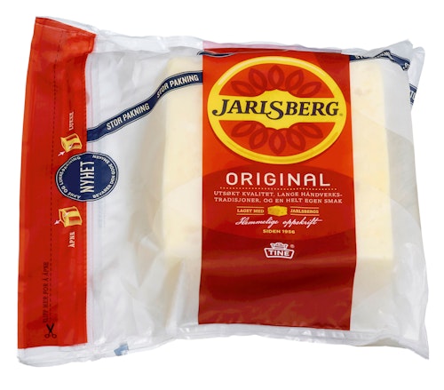 Bilde: © Tine / Kolonial.no Tine Jarlsberg 27% 700 g