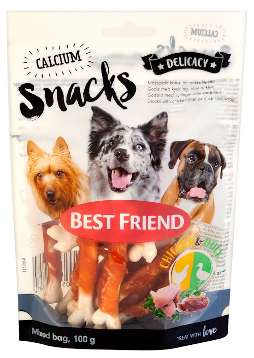 Best Friend Snacks med Kylling & And 100 g