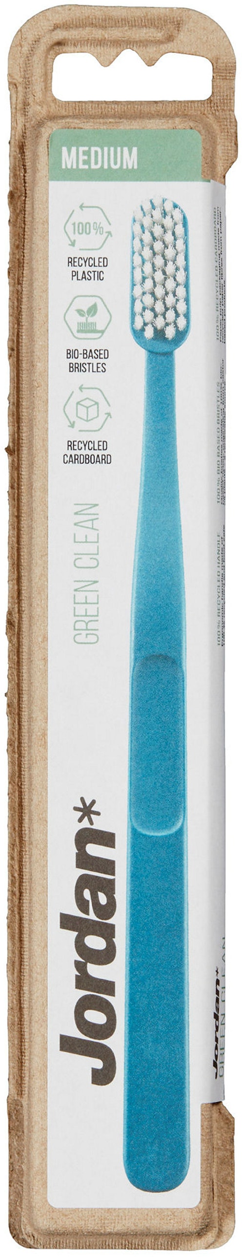 Bilde: © Jordan / Oda Jordan Tannbørste Green Clean Medium, 1 stk