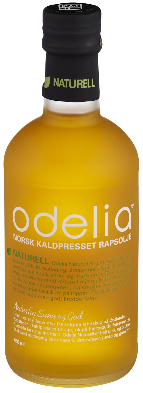 Bilde: © Odelia / Oda Odelia Rapsolje Naturell 0,45 l