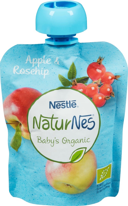 Bilde: © Nestlé / Kolonial.no Nestlé NaturNes Apple & Rosehip 90 g